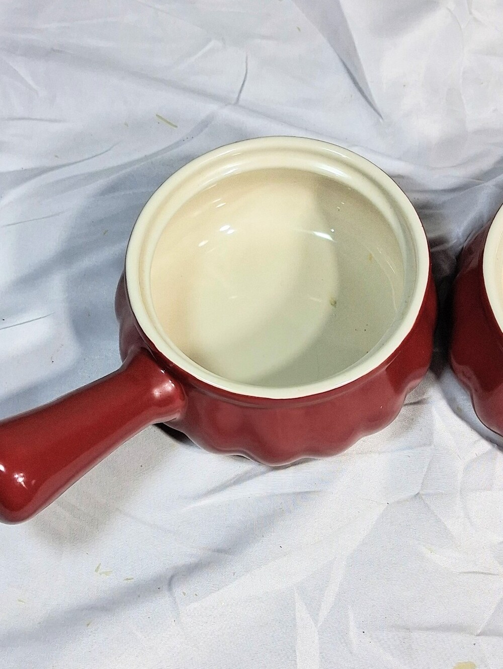 14 Oz.Set Of 2 OvenFresh Stoneware French Onion Soup/Crocks - Picture 7 of 9